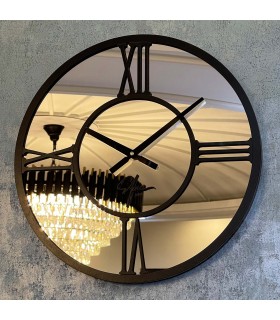 ساعت دیواری آینه ای مدل هانا