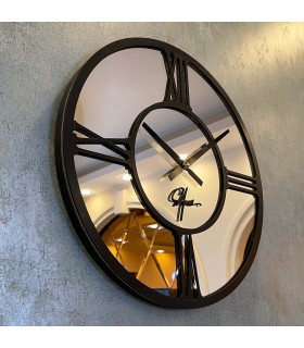 ساعت دیواری آینه ای مدل هانا