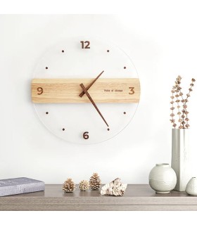 ساعت دیواری چوبی لوکس
