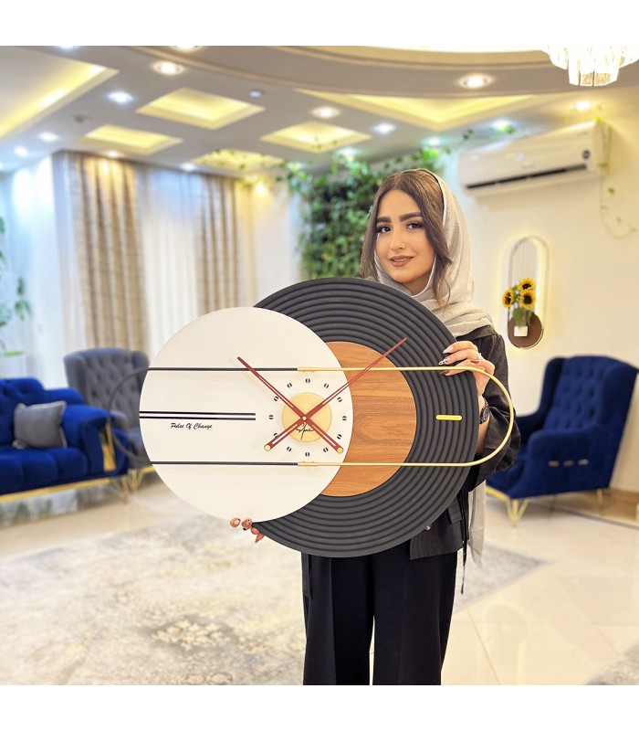 ساعت دیواری لوکس و جدید طرح مدار