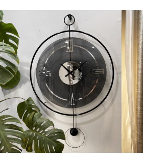 ساعت دیواری مشکی جدید