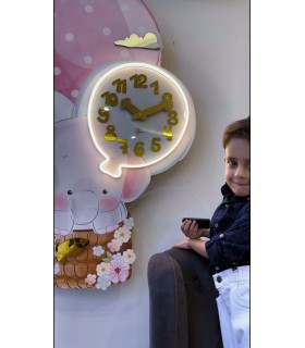 ساعت دیواری نوری