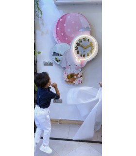 ساعت دیواری نارنجی