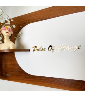 ساعت دیواری چوبی مدرن