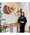ساعت دیواری چوبی لوکس