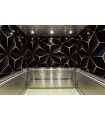 برچسب داخل کابین آسانسور طرح مشکی